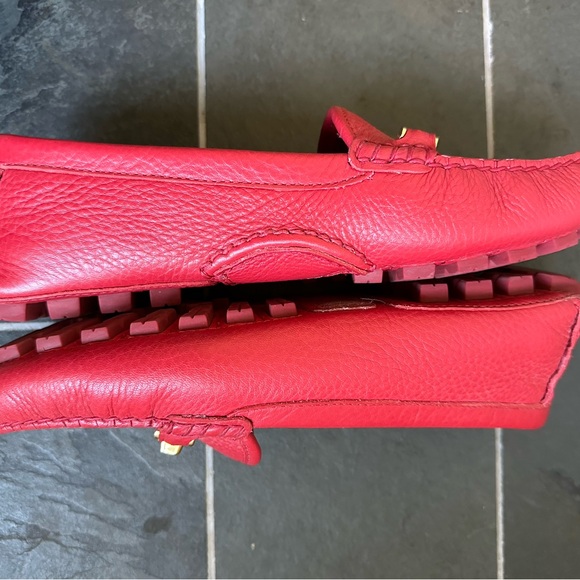 Coach Pink Leather Loafers/Drivers EUC - Picture 7 of 9